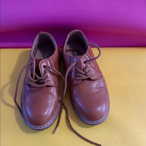 Reaction Kenneth Cole Tan Leather Oxfords